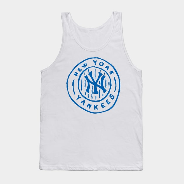 New York Yankeeeees Tank Top by Very Simple Graph